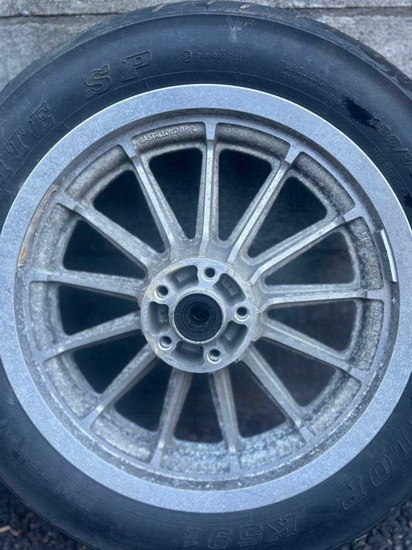 ハーレースポーツスター純正キャスト16/19インチアルミホイール