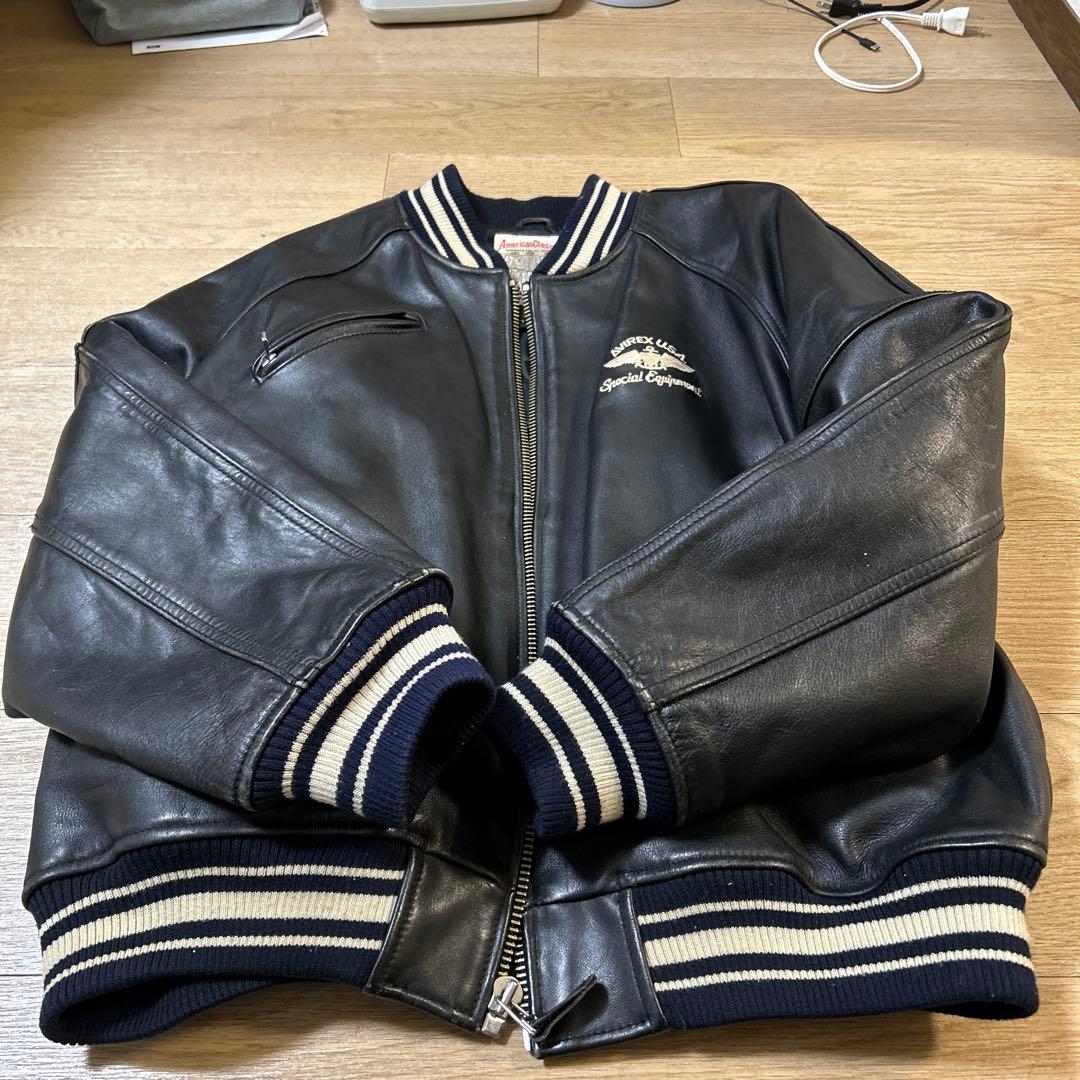 AVIREX スタジャン ブラック XL