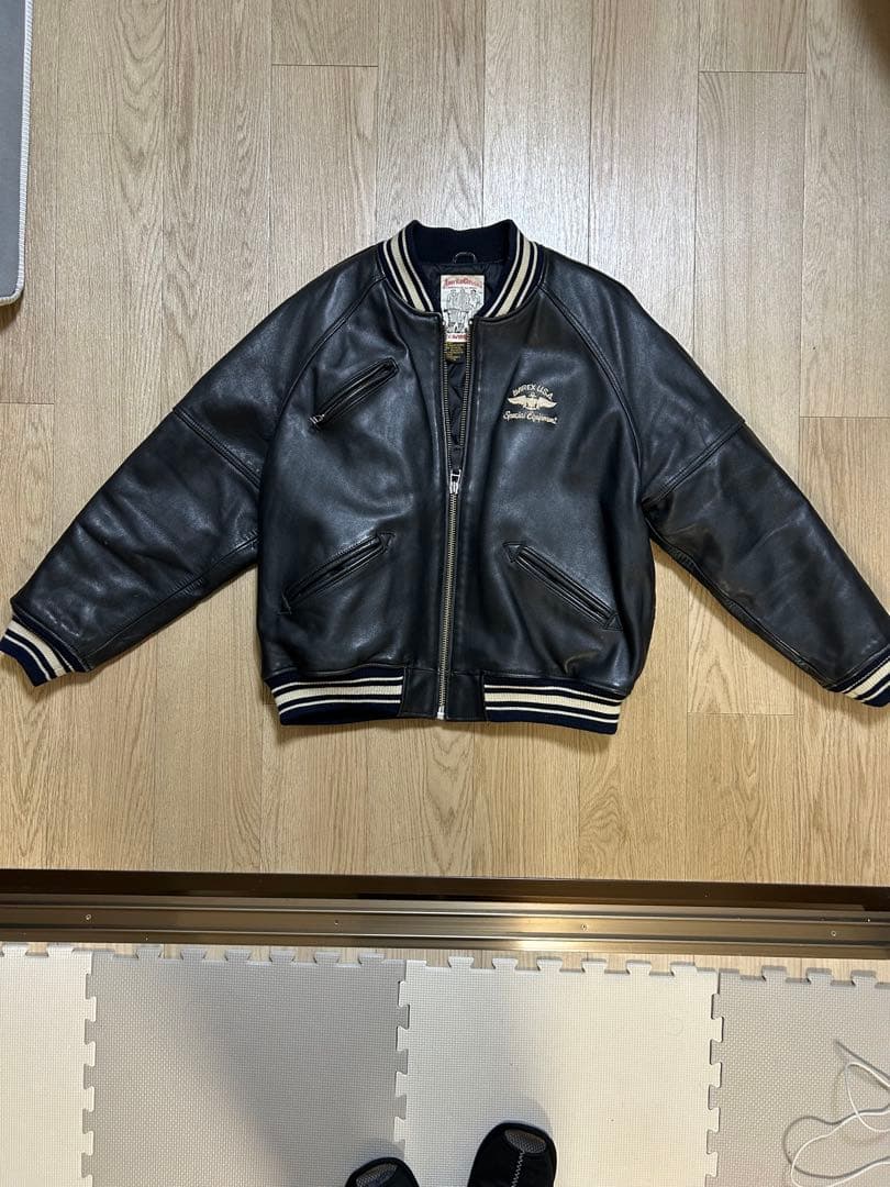 AVIREX スタジャン ブラック XL