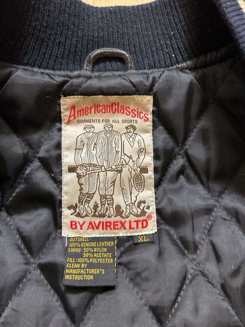 AVIREX スタジャン ブラック XL