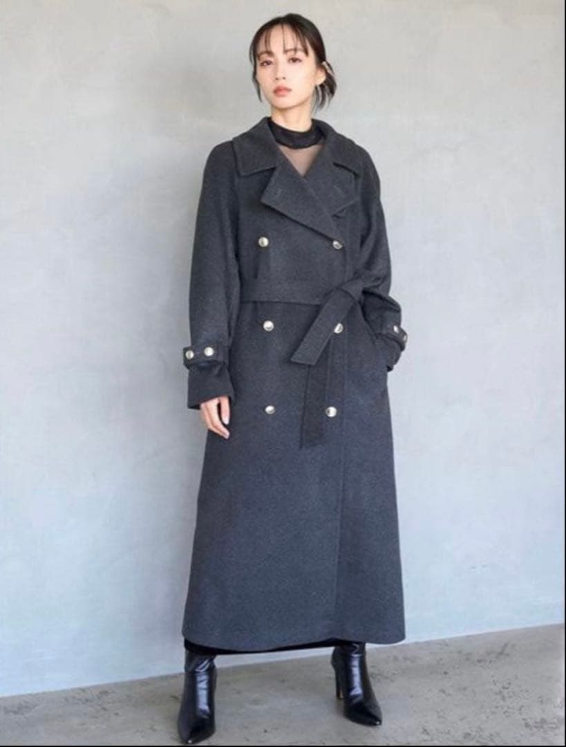 スナイデル　ウールカシミヤスタンドカラーコート　snidel 1サイズ　コート