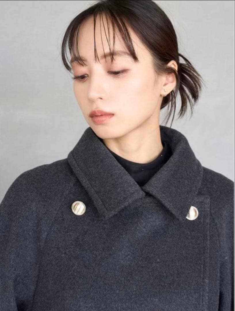 スナイデル　ウールカシミヤスタンドカラーコート　snidel 1サイズ　コート