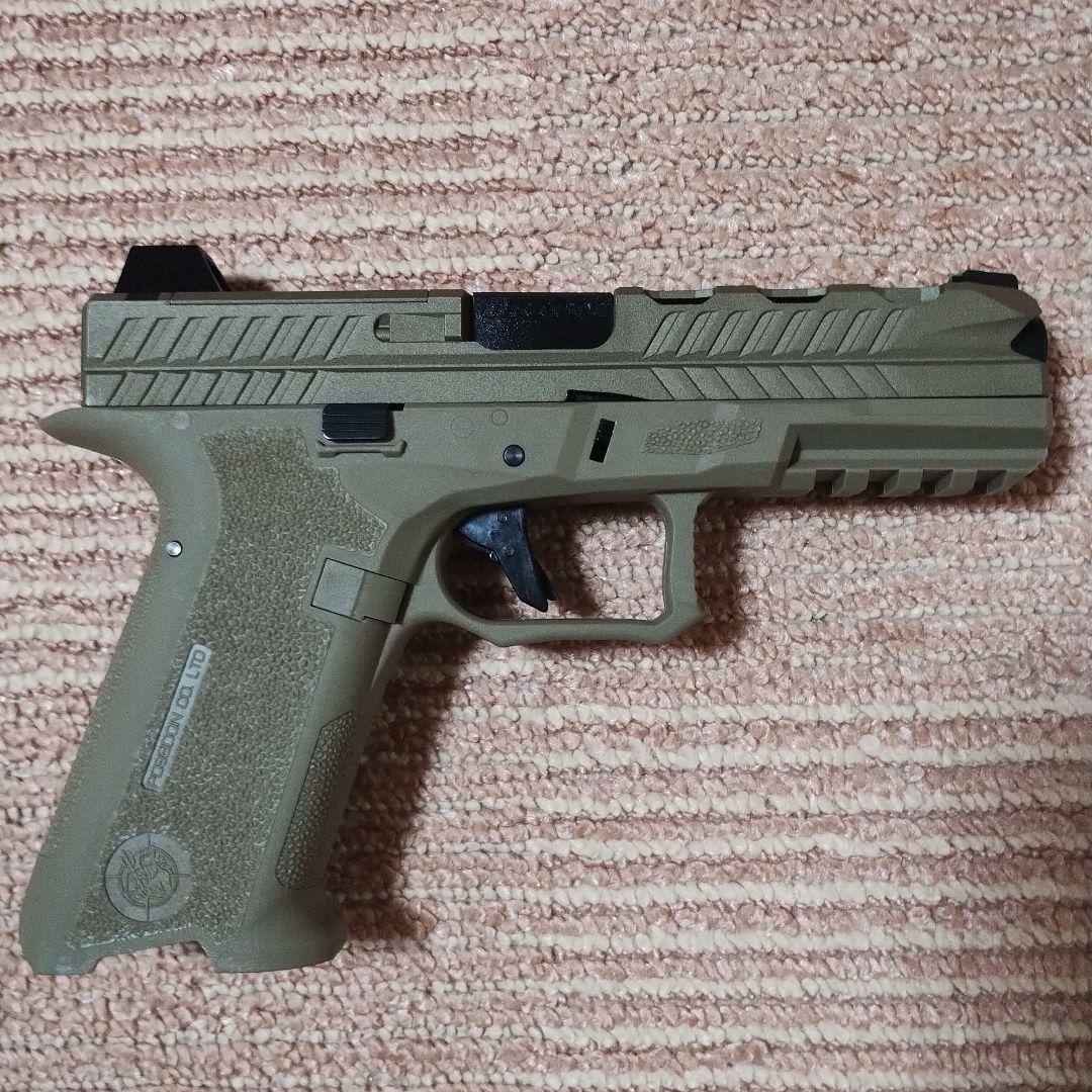 犬*げ様 POSEIDON ORION2 ガスブローバックハンドガン タンカラー