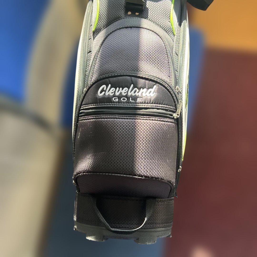 Cleveland Golf キャディバッグ ブラック/ホワイト/グリーン