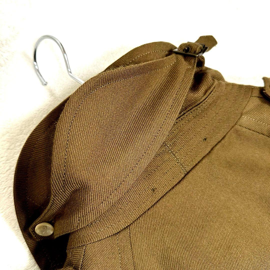 極美品 サイベーシックス トレンチコート モヘア ベルト付 裏地チェック 38