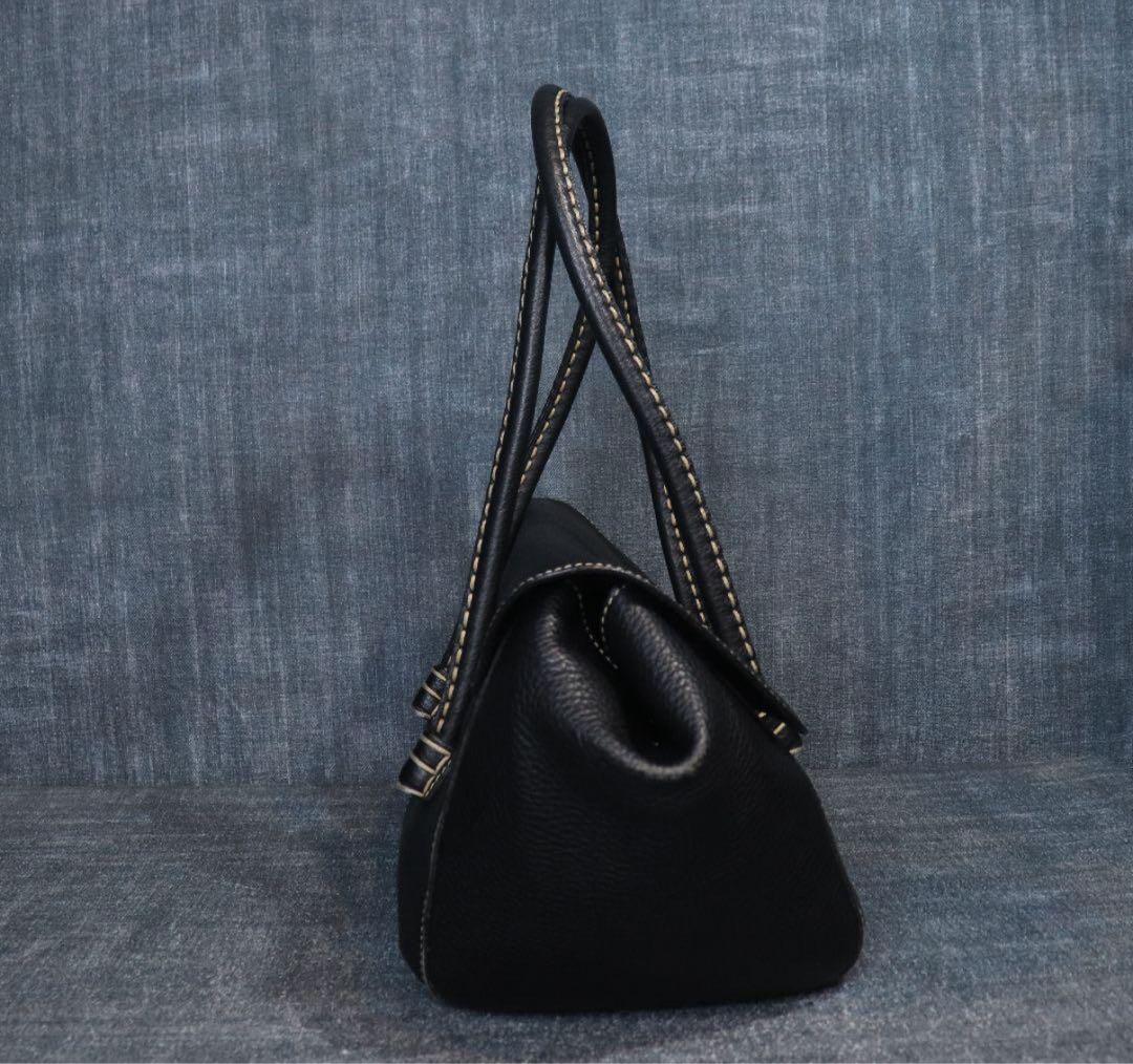 TOD'S Corniche Wave トートバッグ トッズ 黒