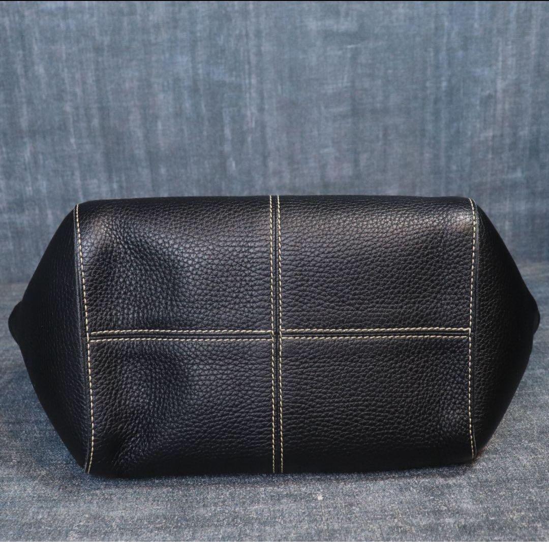 TOD'S Corniche Wave トートバッグ トッズ 黒