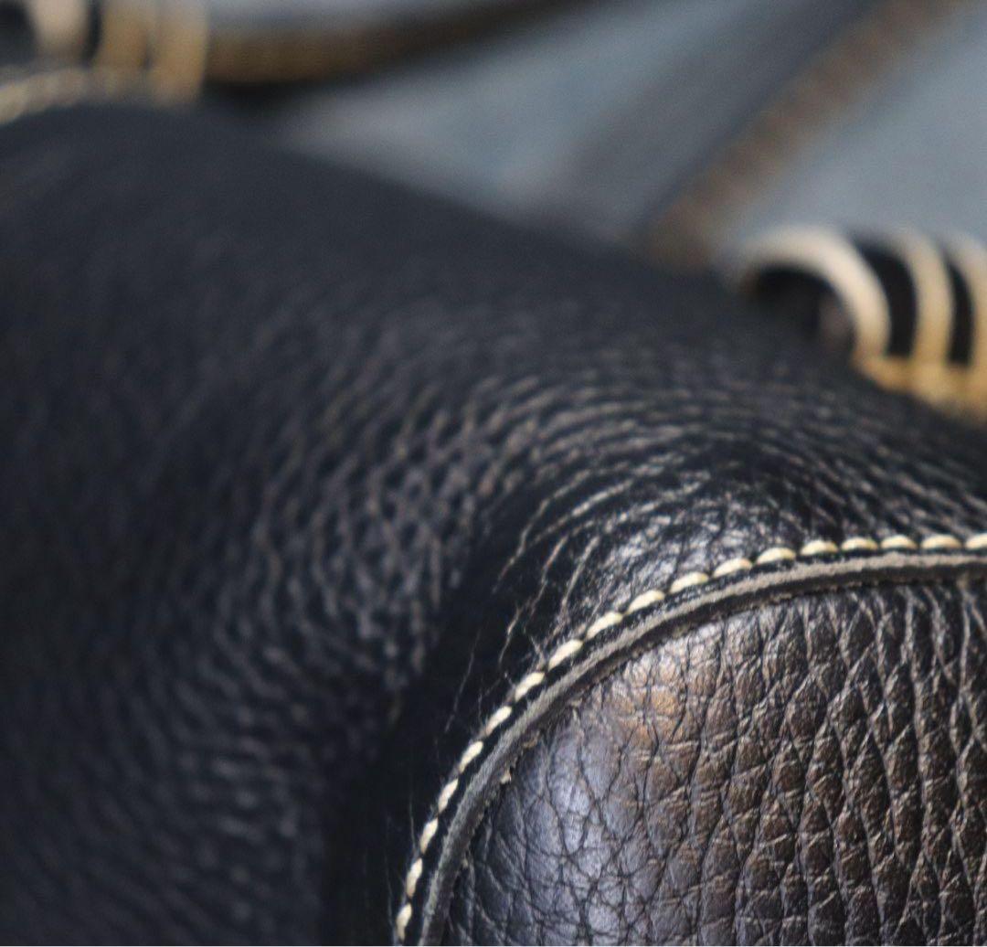 TOD'S Corniche Wave トートバッグ トッズ 黒