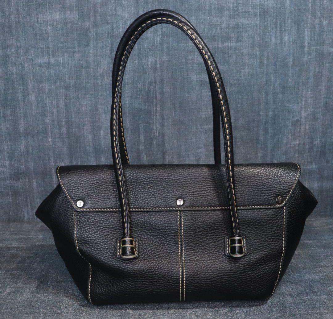 TOD'S Corniche Wave トートバッグ トッズ 黒