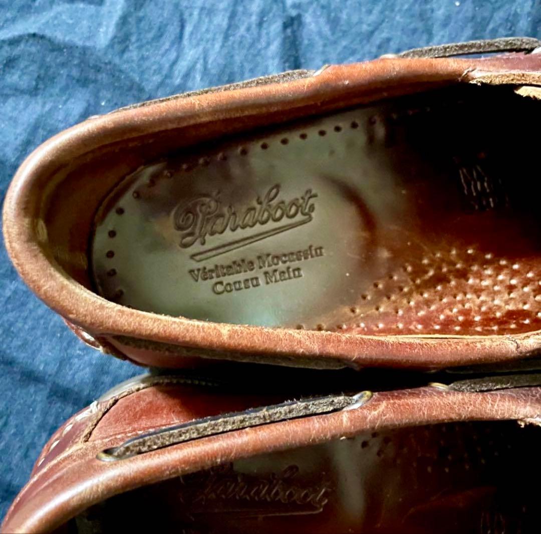 Paraboot デッキシューズ ブラウン レザーシューズ