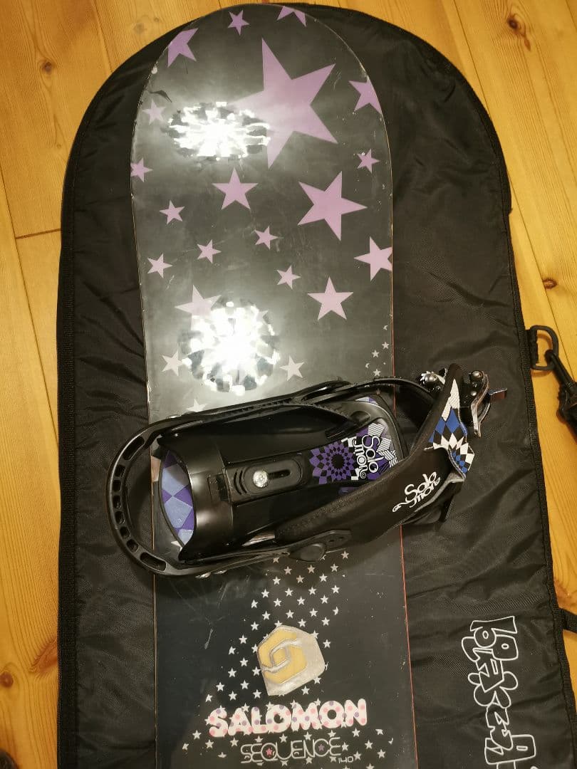 サロモン　スノーボード　板　ビンディング　セット