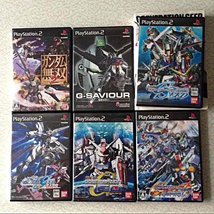 PS2ソフト ガンダム ザ ベスト 激レア新品7本セット＋6本＋攻略本 Gジェネ