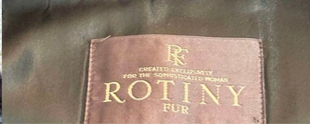 高級感✨　ROTINY リアル　ミンク　ファー　ジャケット　ブラウン