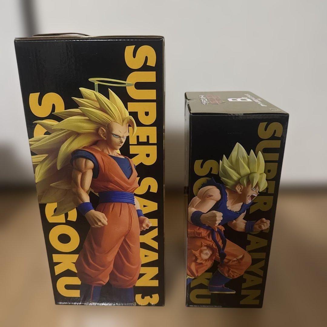ドラゴンボール　一番くじ　A賞　超サイヤ人3孫悟空　B賞　超サイヤ人孫悟空