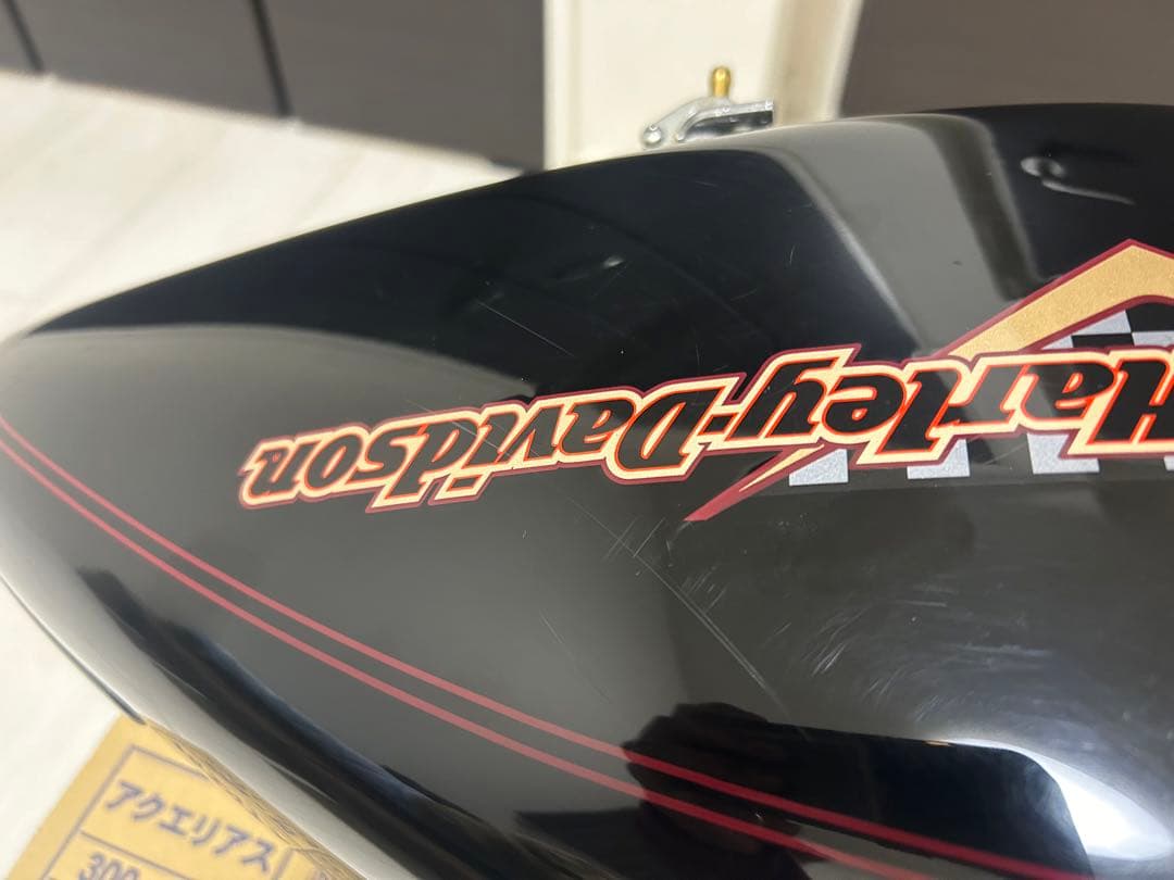 Harley-Davidson タンク 黒 チェック柄