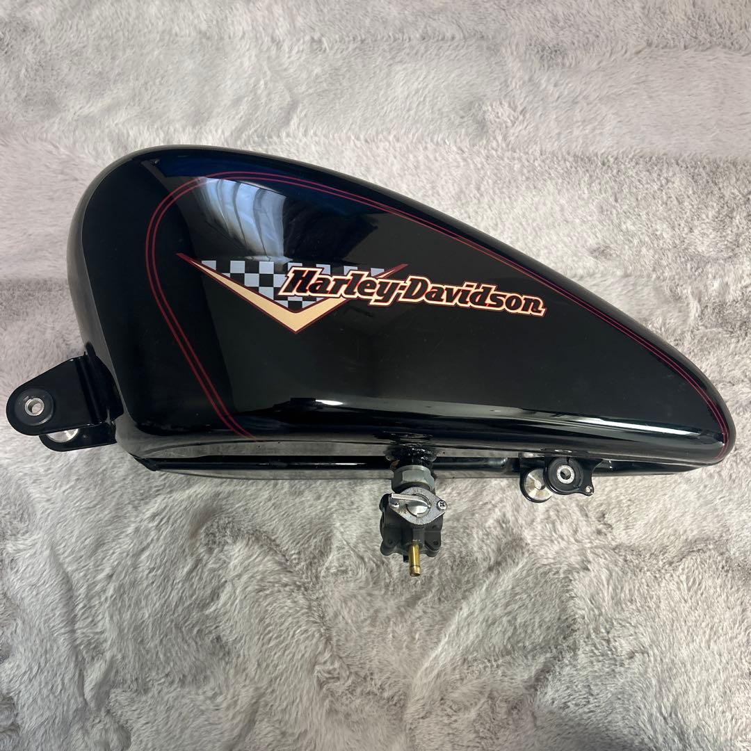 Harley-Davidson タンク 黒 チェック柄