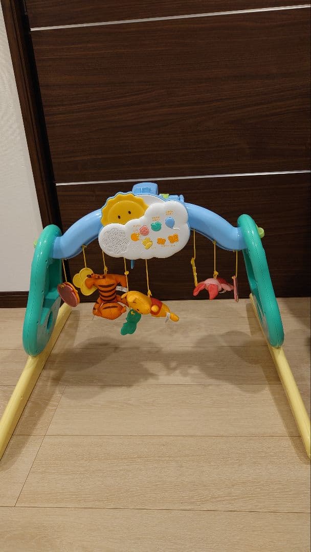 【箱付き美品】くまのプーさん えらべる回転6WAY　ジムにへんしんメリー