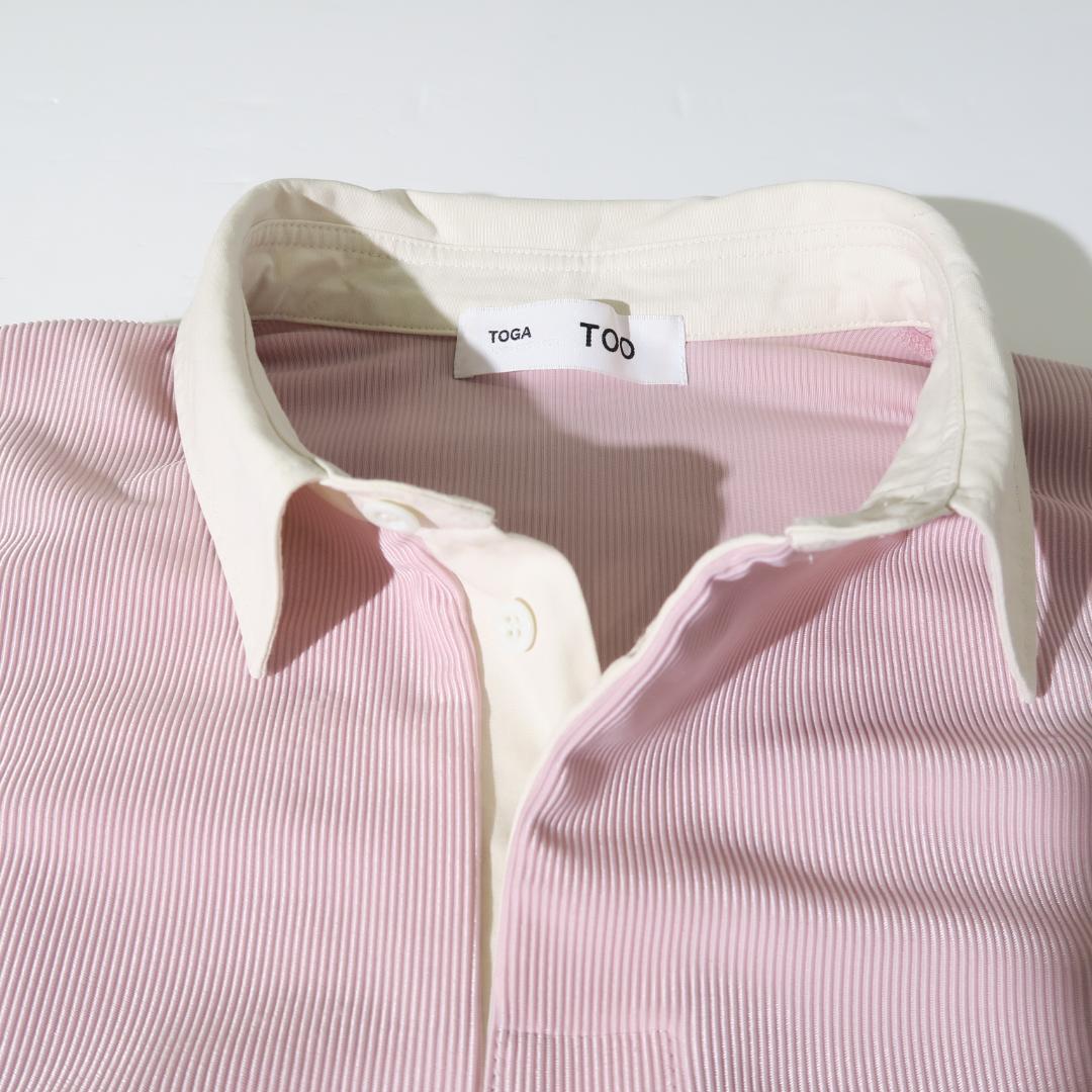 トップス 25ss TOGA TOO CODE PIQUE JERSEY SHIRT