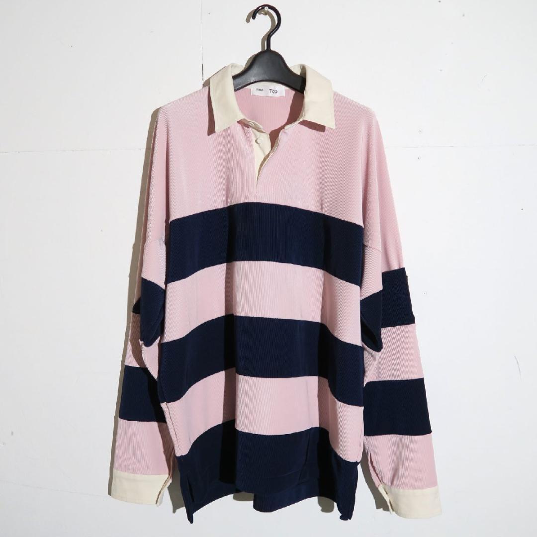 トップス 25ss TOGA TOO CODE PIQUE JERSEY SHIRT