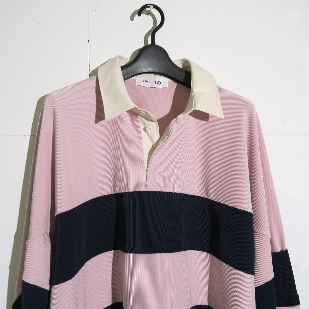 トップス 25ss TOGA TOO CODE PIQUE JERSEY SHIRT