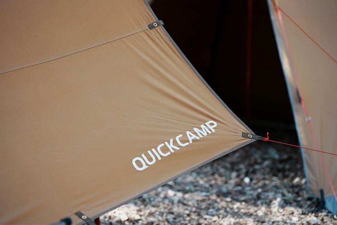 クイックキャンプ tc レクタ タープ 一度のみ使用
