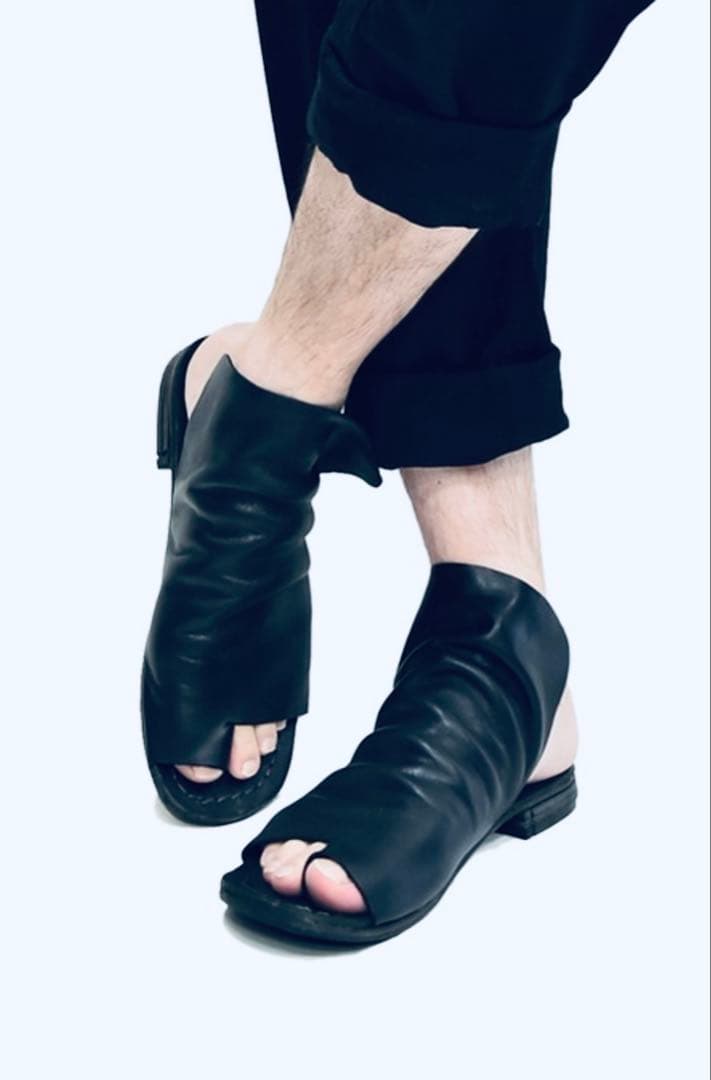 完全完売　ゴルディーニ✖︎ポルタユ　希少レザーサンダル　ヴィブラムソール　ユリウス