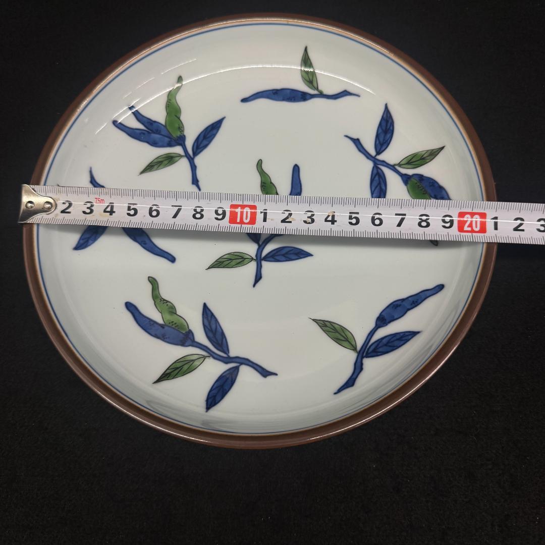 源右衛門窯 染錦胡椒絵 鉢２枚