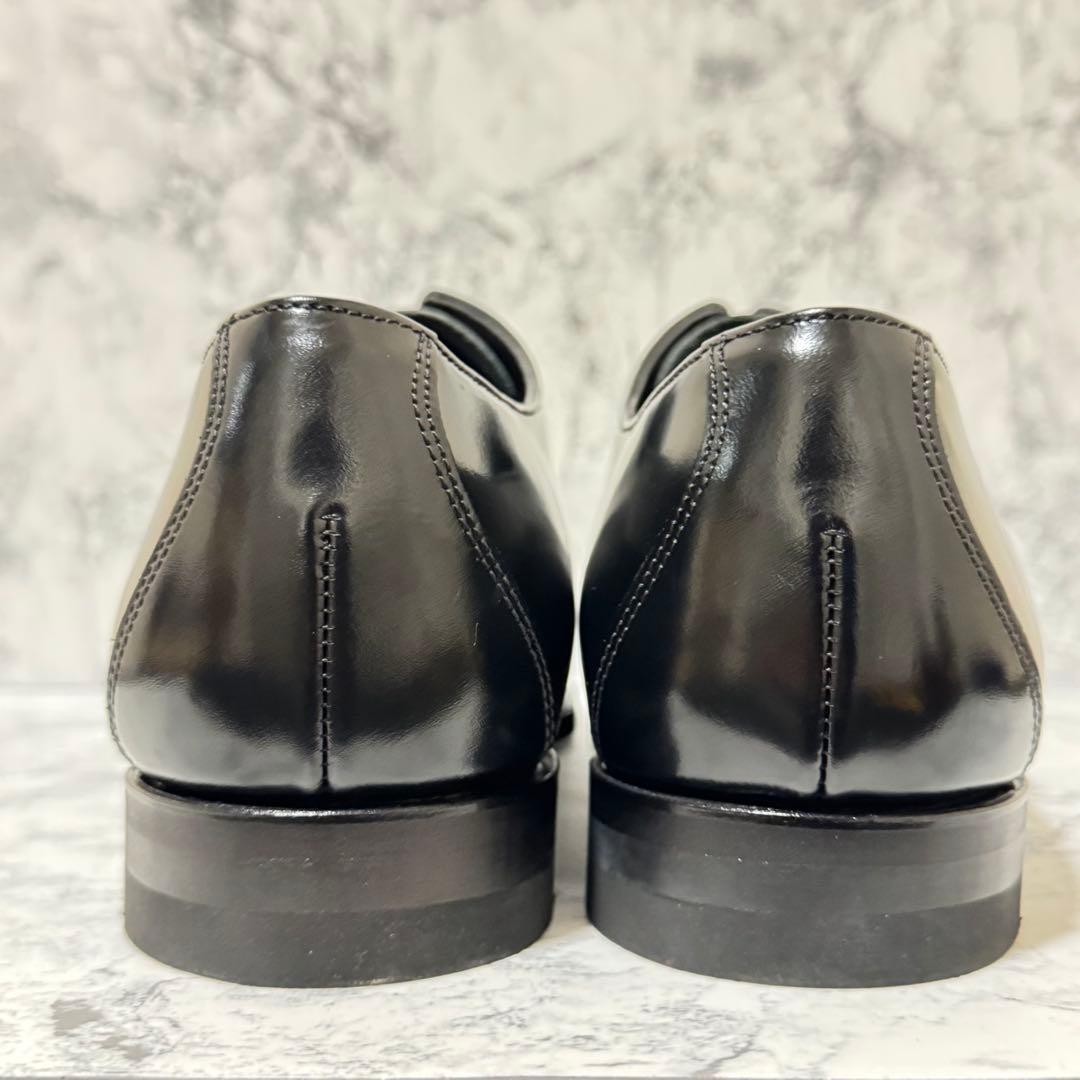 【新品未使用】REGAL ストレートチップ ガラスレザー ブラック 27cm