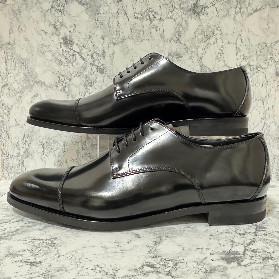 【新品未使用】REGAL ストレートチップ ガラスレザー ブラック 27cm