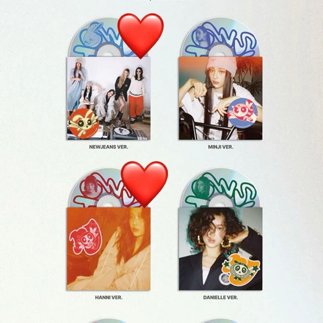 NewJeans How Sweet アルバム ハニ 特典トレカ ステッカー