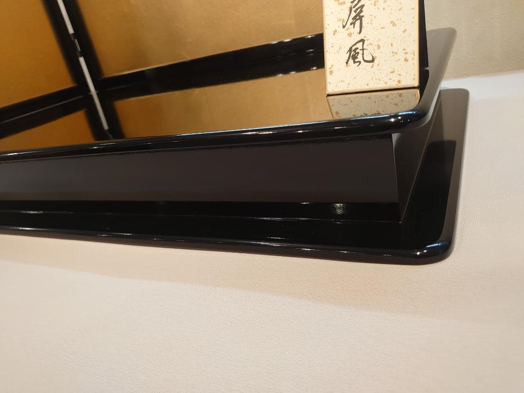 ●新品●　日本伝統工芸品金沢箔　金箔押屏風セット