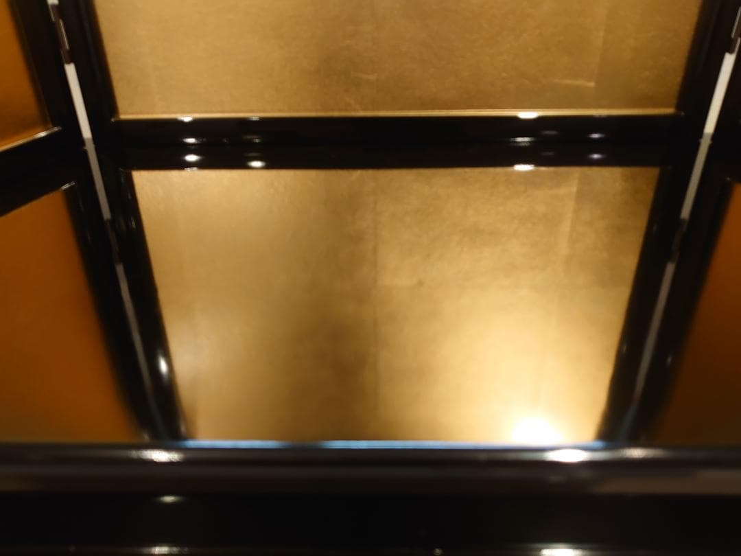 ●新品●　日本伝統工芸品金沢箔　金箔押屏風セット