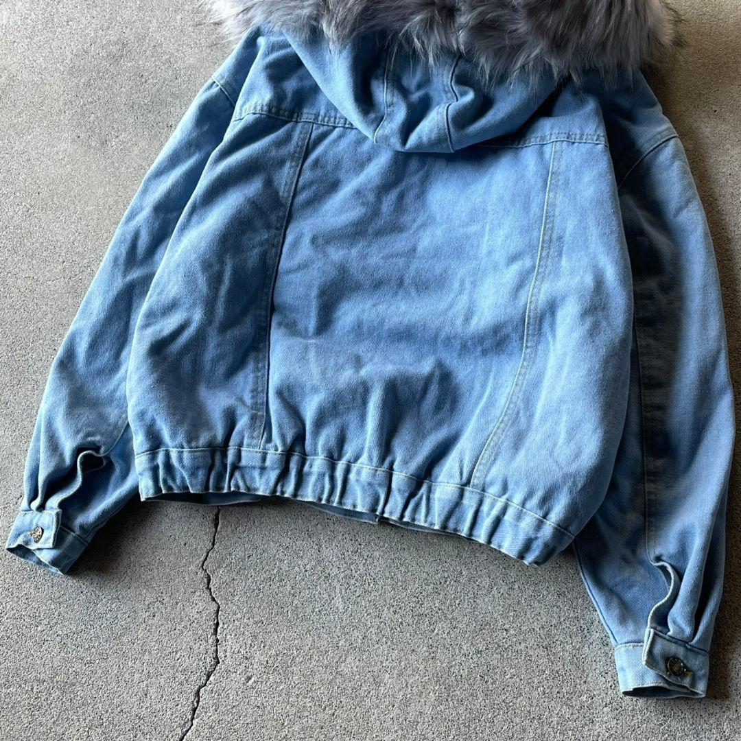ジャケット・アウター archive fur denim jacket n2b y2k 00s