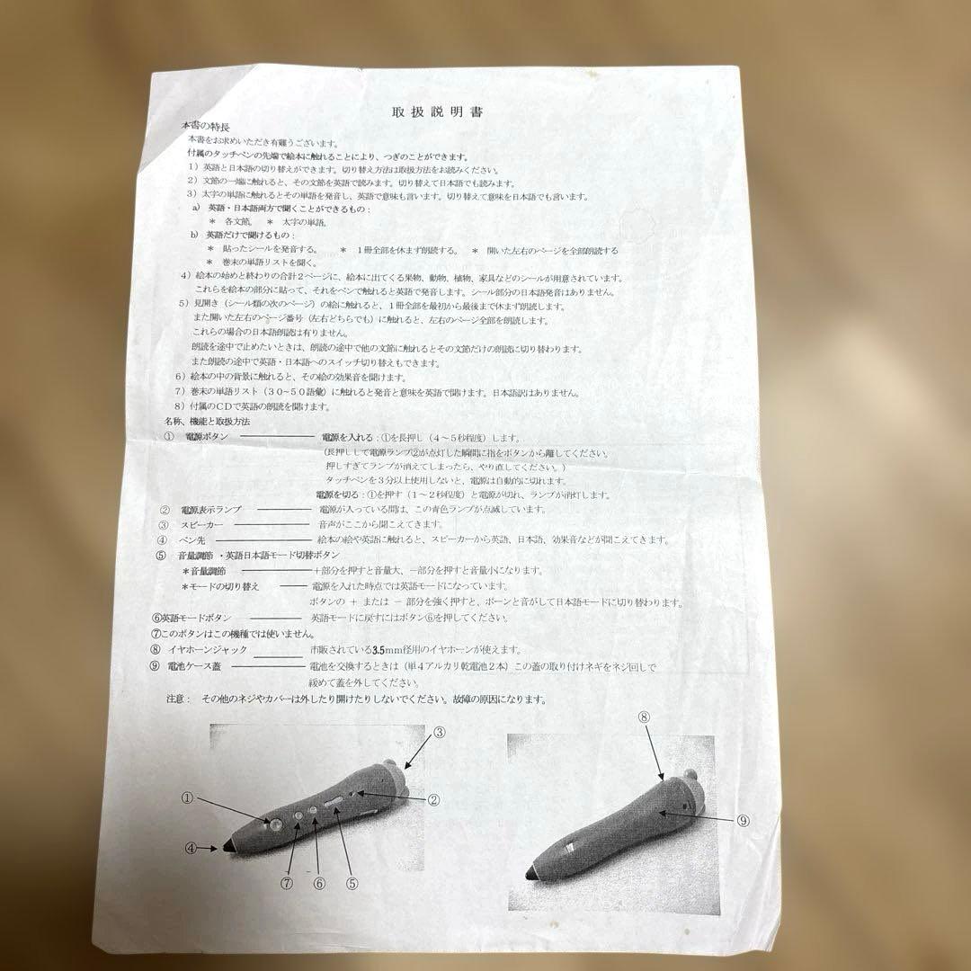 英語教材　スティッカーファンブック＆オーディオCDセット　日本語訳付き