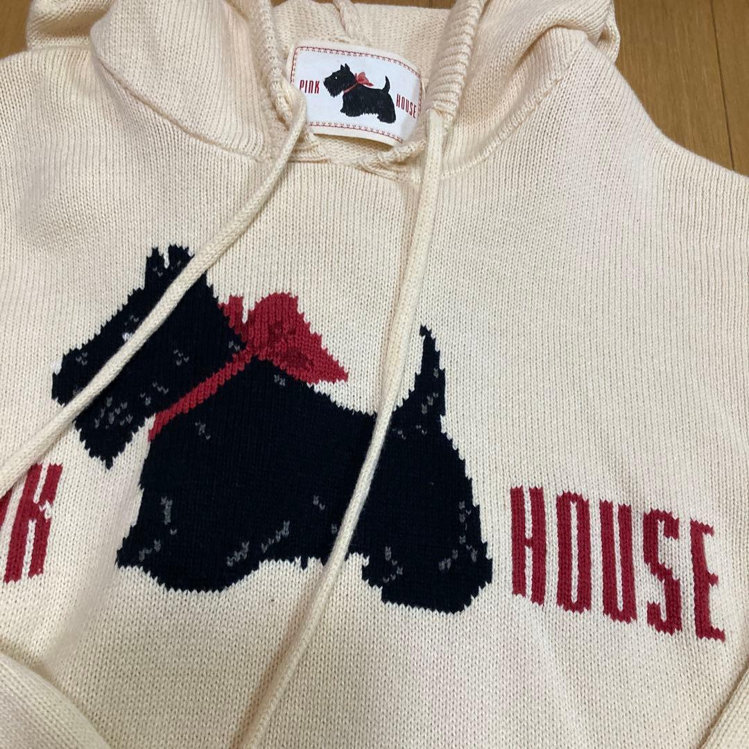 PINK HOUSE スコティッシュテリア パーカー