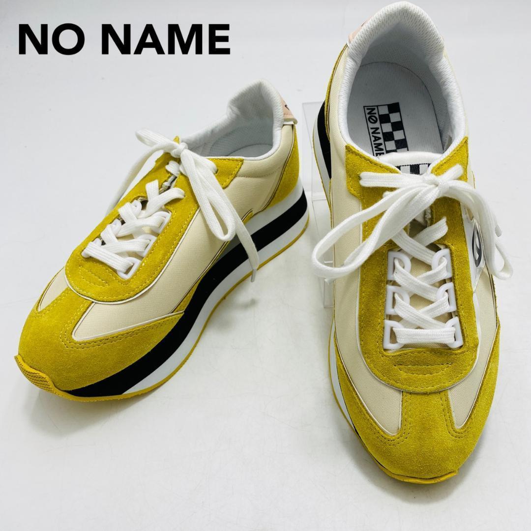 新品未使用　NO NAME　スニーカー　ローカット　レースアップ　38
