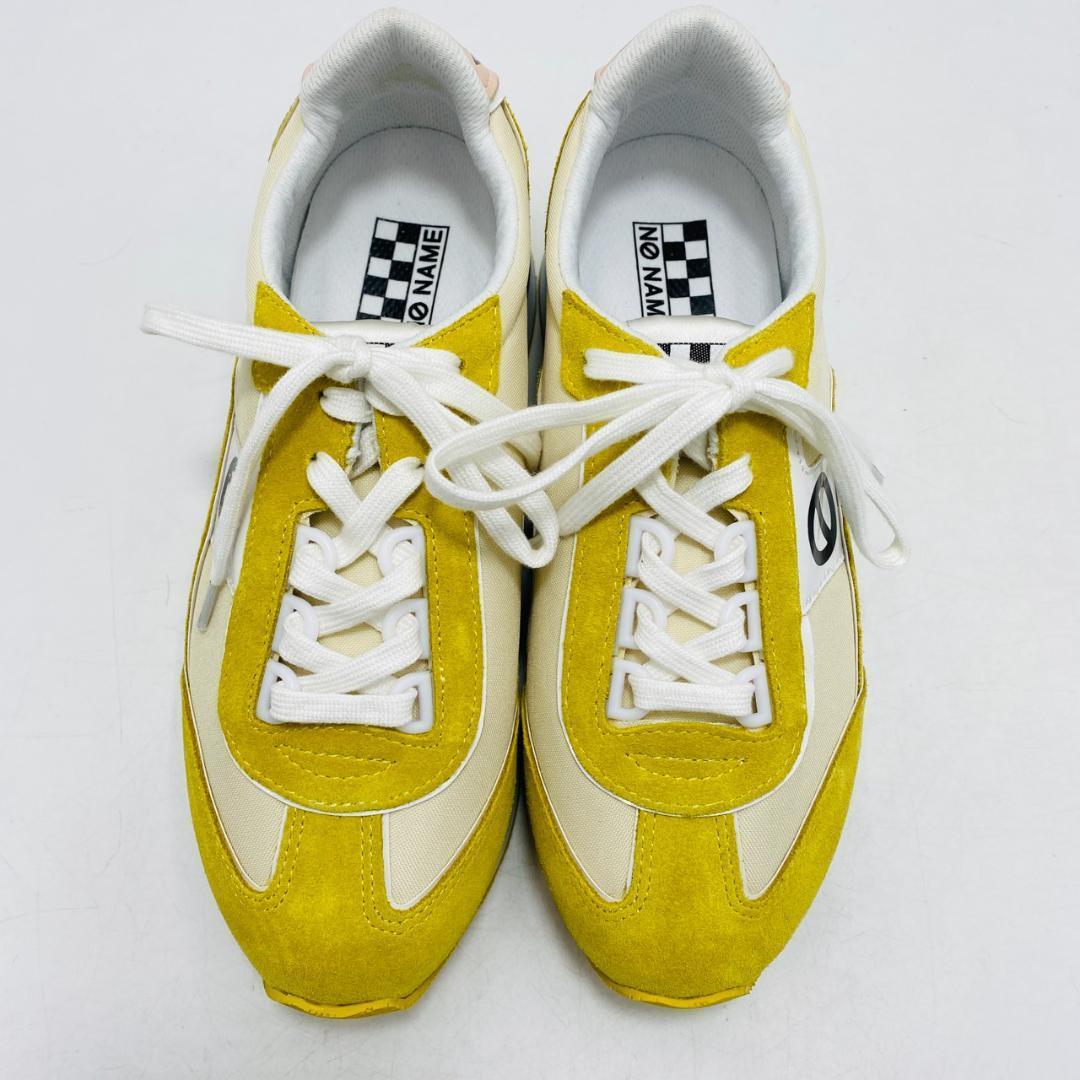 新品未使用　NO NAME　スニーカー　ローカット　レースアップ　38
