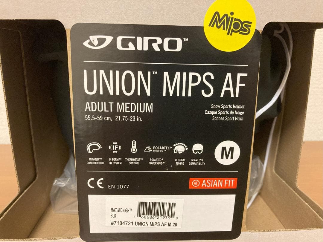 GIRO ユニオン ミップス アジアンフィット（Mサイズ）