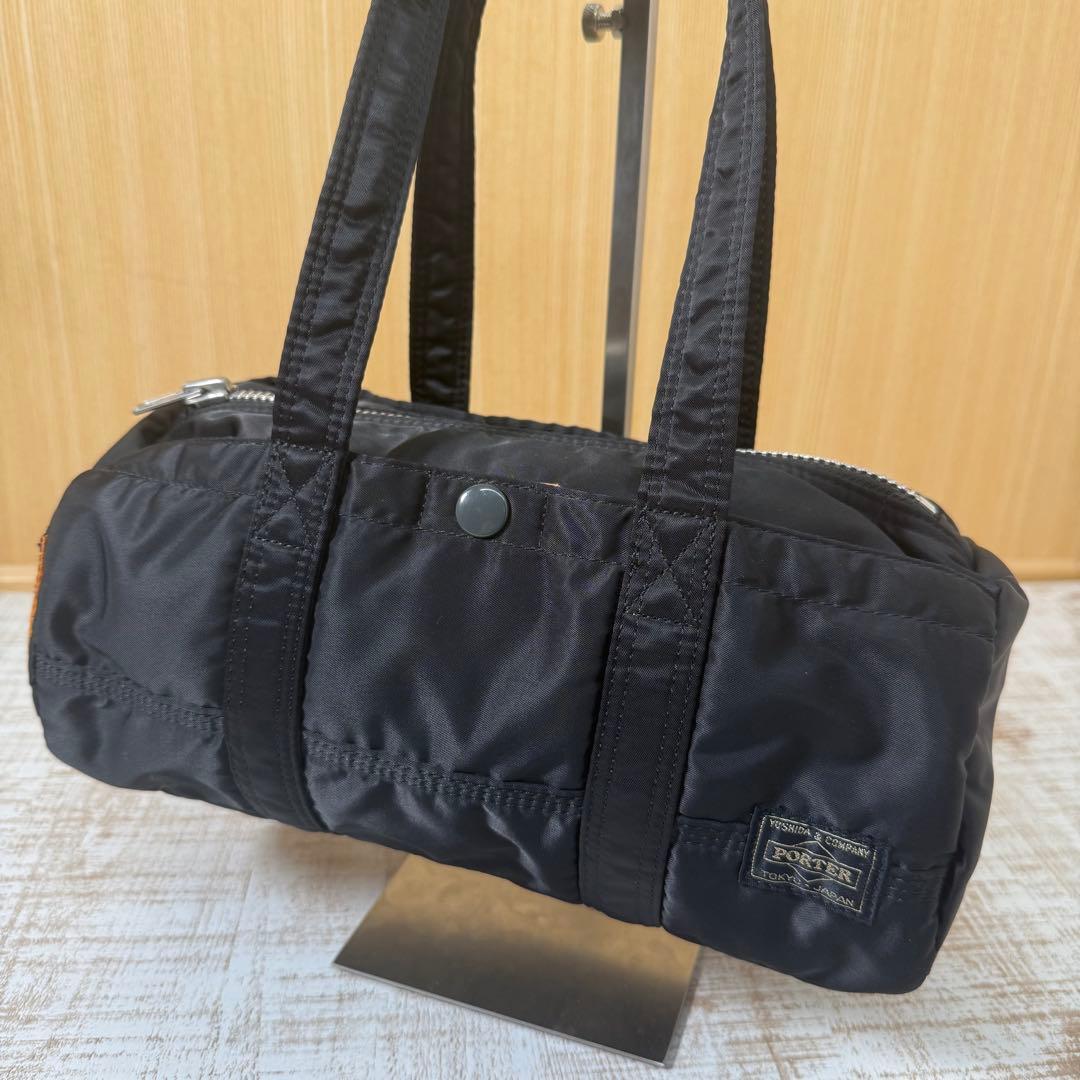 PORTER ポーター タンカー ドラムバックミニ ボストンバック　ブラック