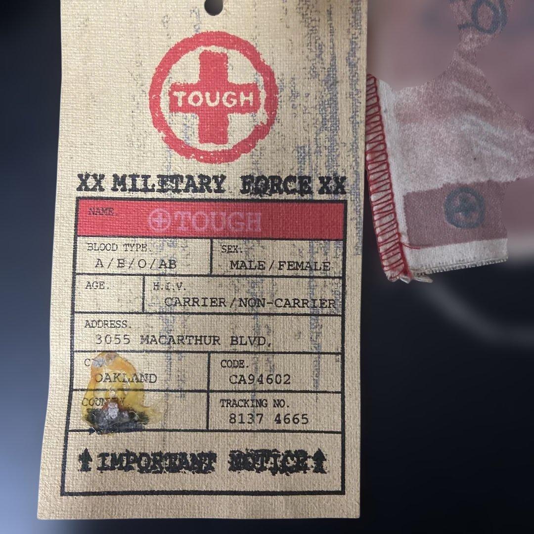 ★未使用★TOUGHミリタリ2WAYバッグゴム＆デニムリュック紐無し3ー3551