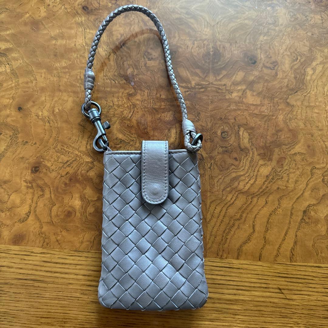 未使用　Bottega ボッテガヴェネタ　カード/フォンケース　ミニバッグ