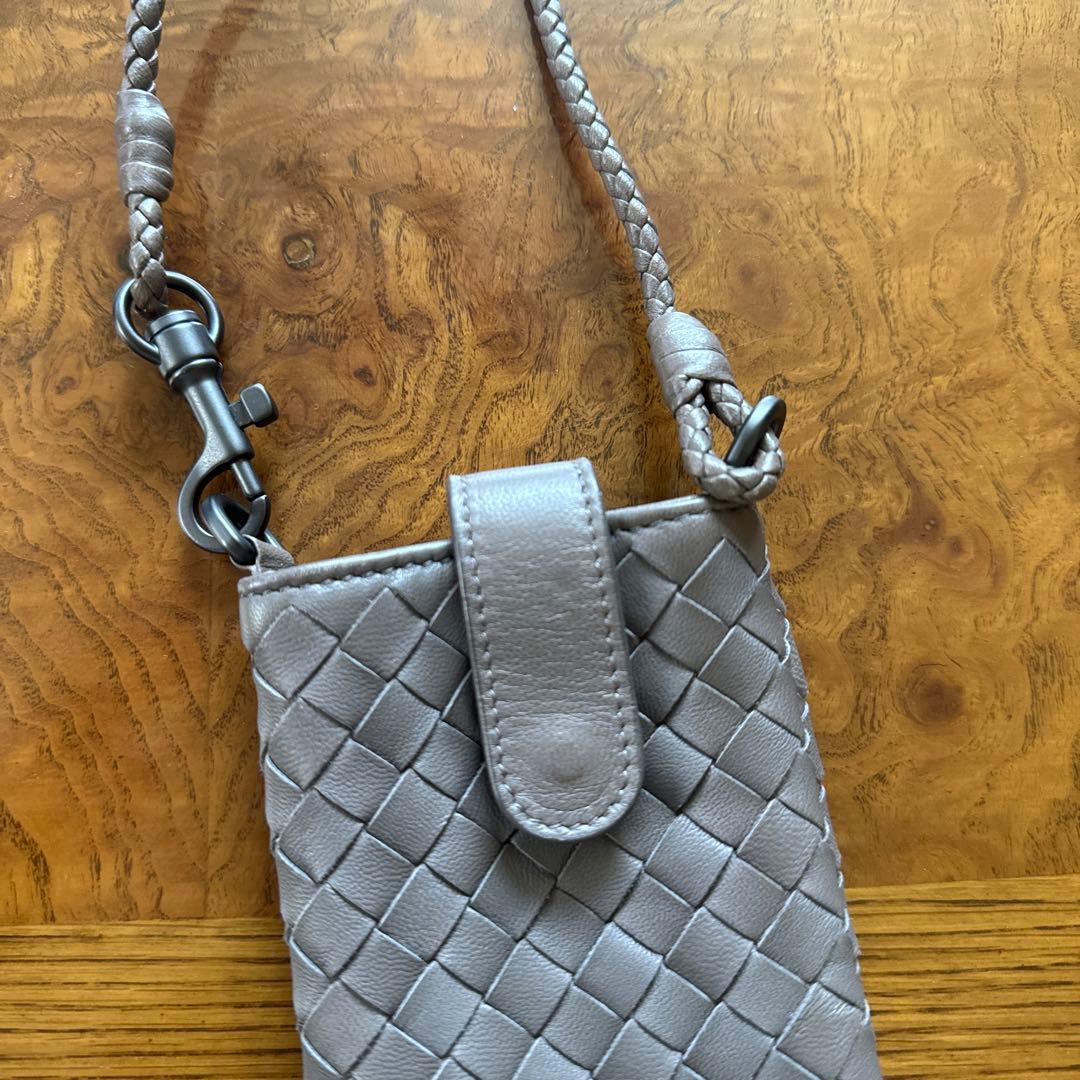 未使用　Bottega ボッテガヴェネタ　カード/フォンケース　ミニバッグ