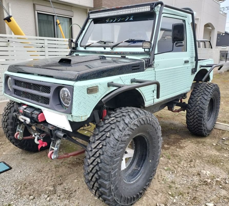 carafull13さん専用　ジムニー 鉄製パイプフェンダー 出幅約230mm