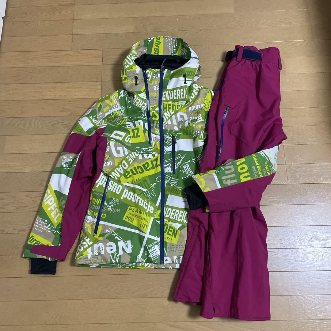 ミズノ MIZUNO スキーウェア 上下セット デモモデル 中古　サイズL/M