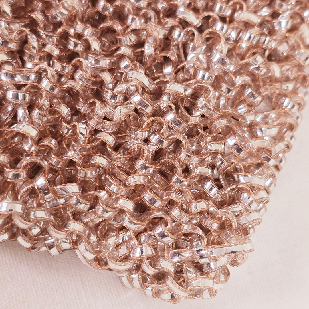 極美品✨アンテプリマ ピンク シルバー ミディアム チェーン