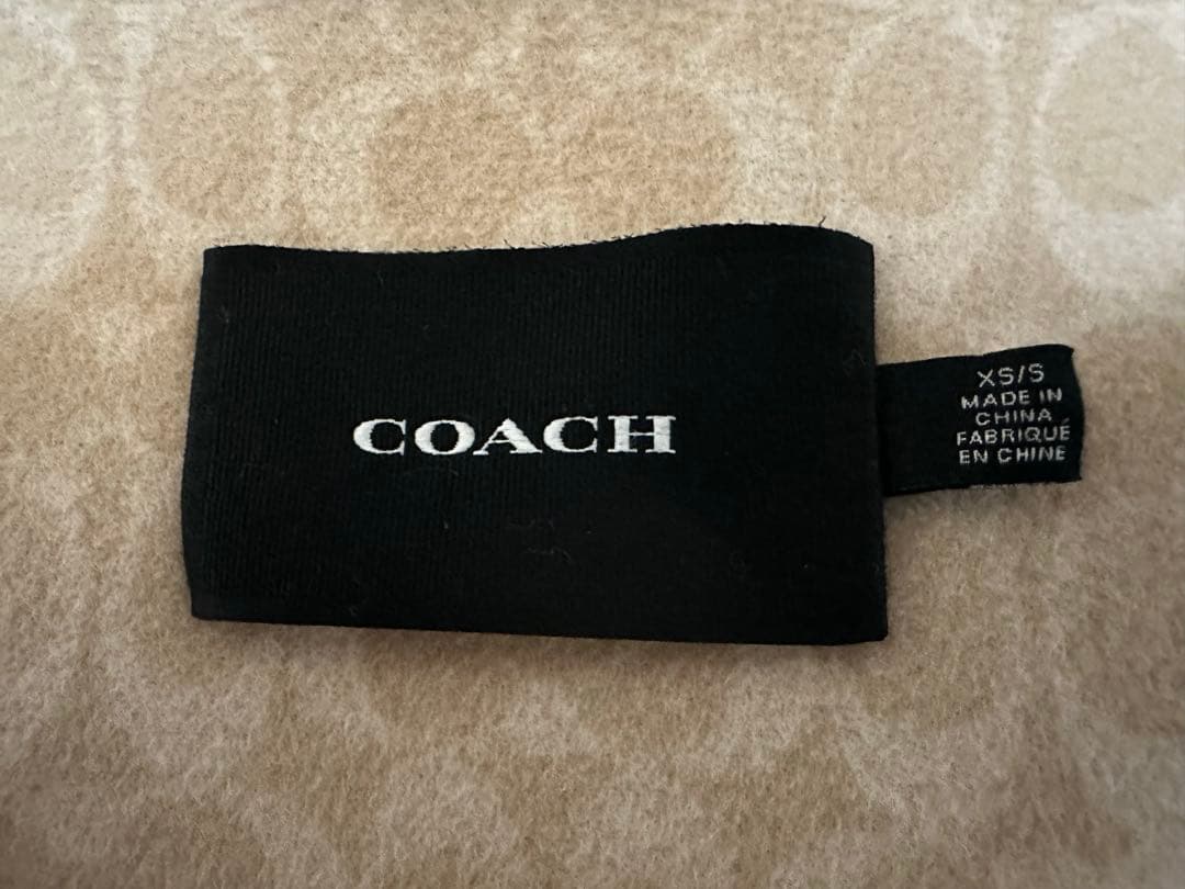 新品未使用⭐︎COACH ダブルフェイス⭐︎カシミヤ⭐︎ケープ ポンチョ　XS