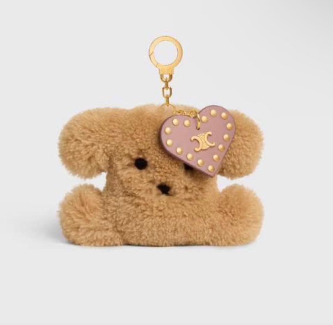 CELINE セリーヌ トリオンフ ポンポンチャーム くま