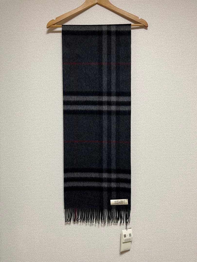 BURBERRY　バーバリー　マフラー　カシミア100％　タグ付き未使用品