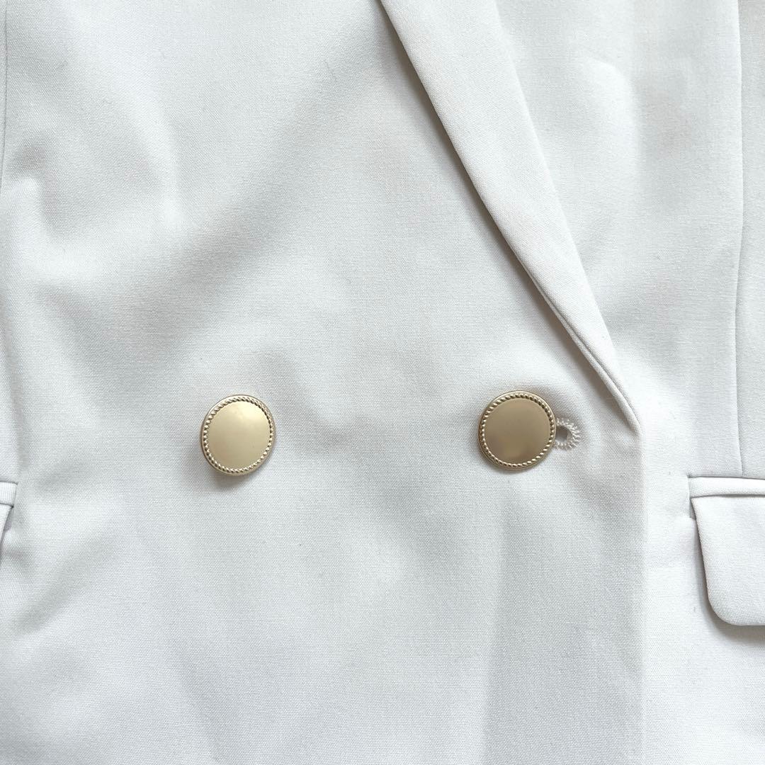 上品✨セルフォード　テーラードジャケット　ブレザー　金ボタン　袖スリット2way