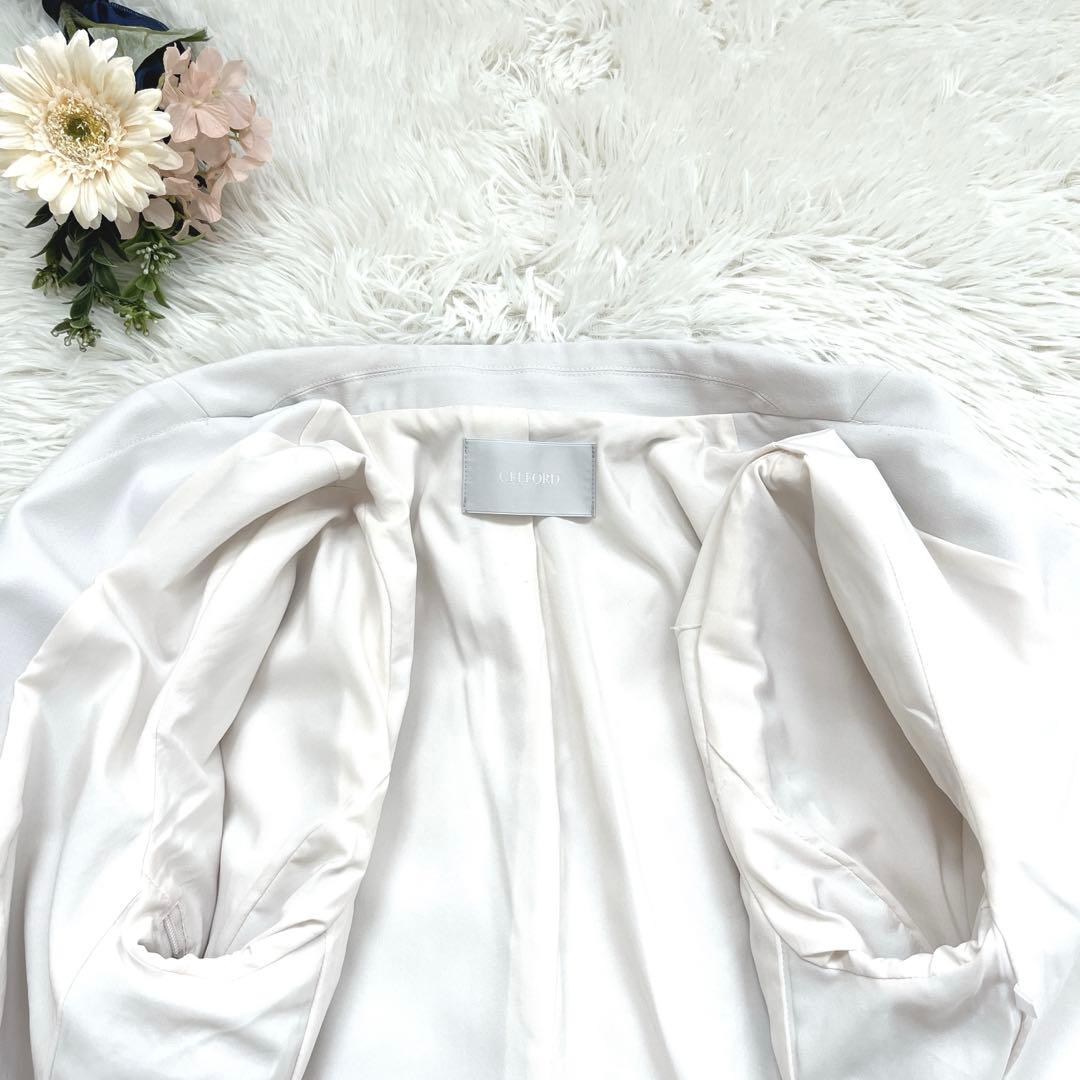 上品✨セルフォード　テーラードジャケット　ブレザー　金ボタン　袖スリット2way